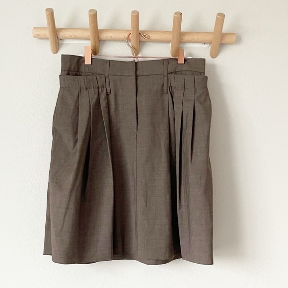 Gunex Wool/Silk Pleated Skirt